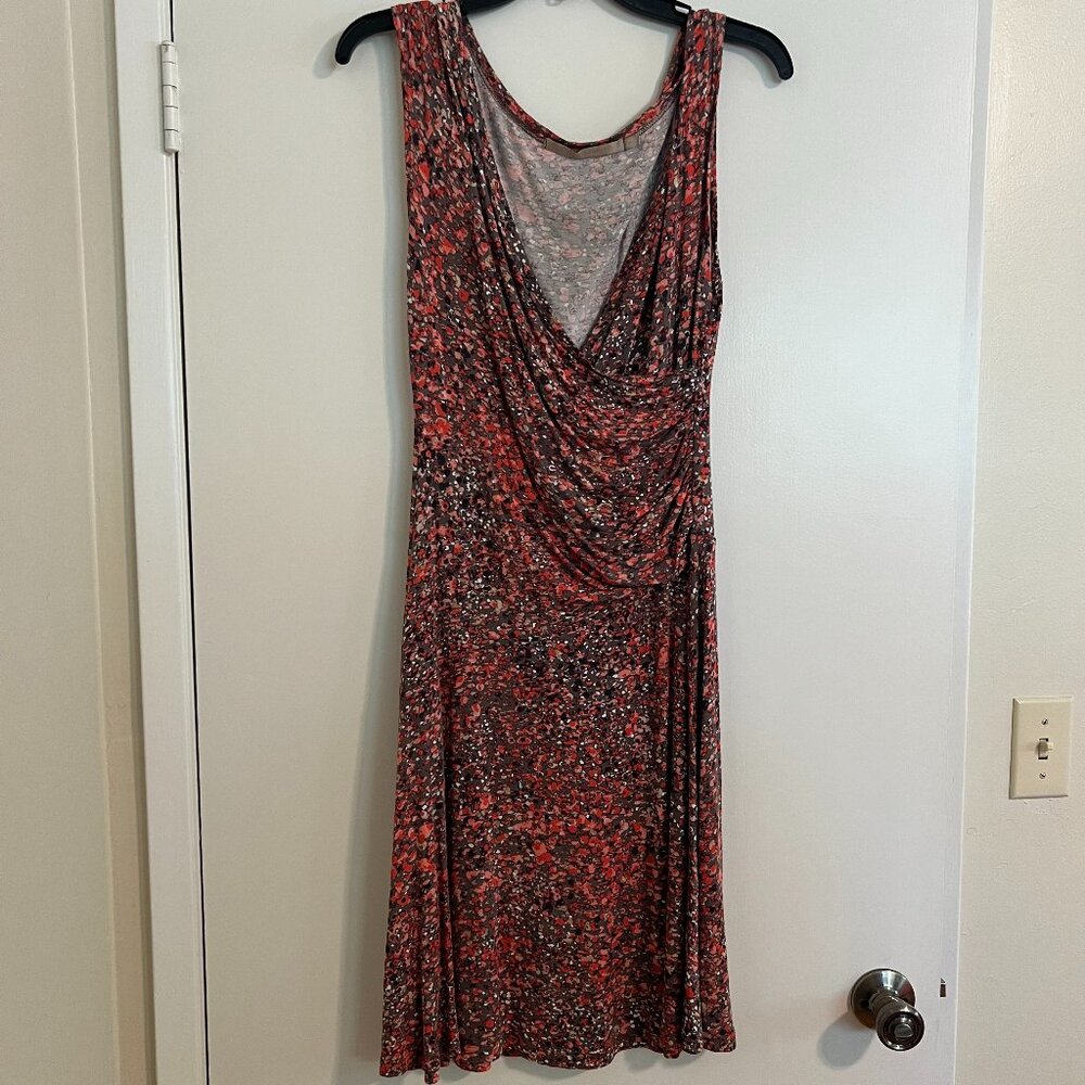 Patterned Wrap Dress